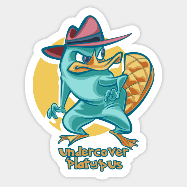 Perry the Platypus Sticker by majanation